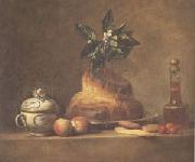 Jean Baptiste Simeon Chardin The Brioche (mk05) Norge oil painting reproduction